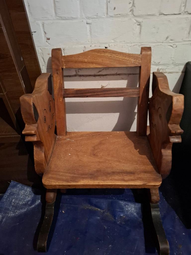 Chaise à bascule 'chat', Ophalen