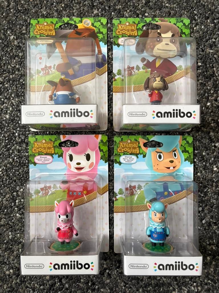 4 x Animal Crossing Amiibo, Games en Spelcomputers, Games | Nintendo Switch, Nieuw, Ophalen of Verzenden