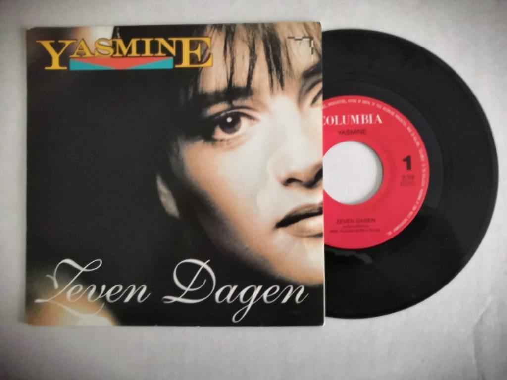 YASMINE - Zeven dagen (45t), 7 inch, Single, Ophalen of Verzenden, Zo goed als nieuw