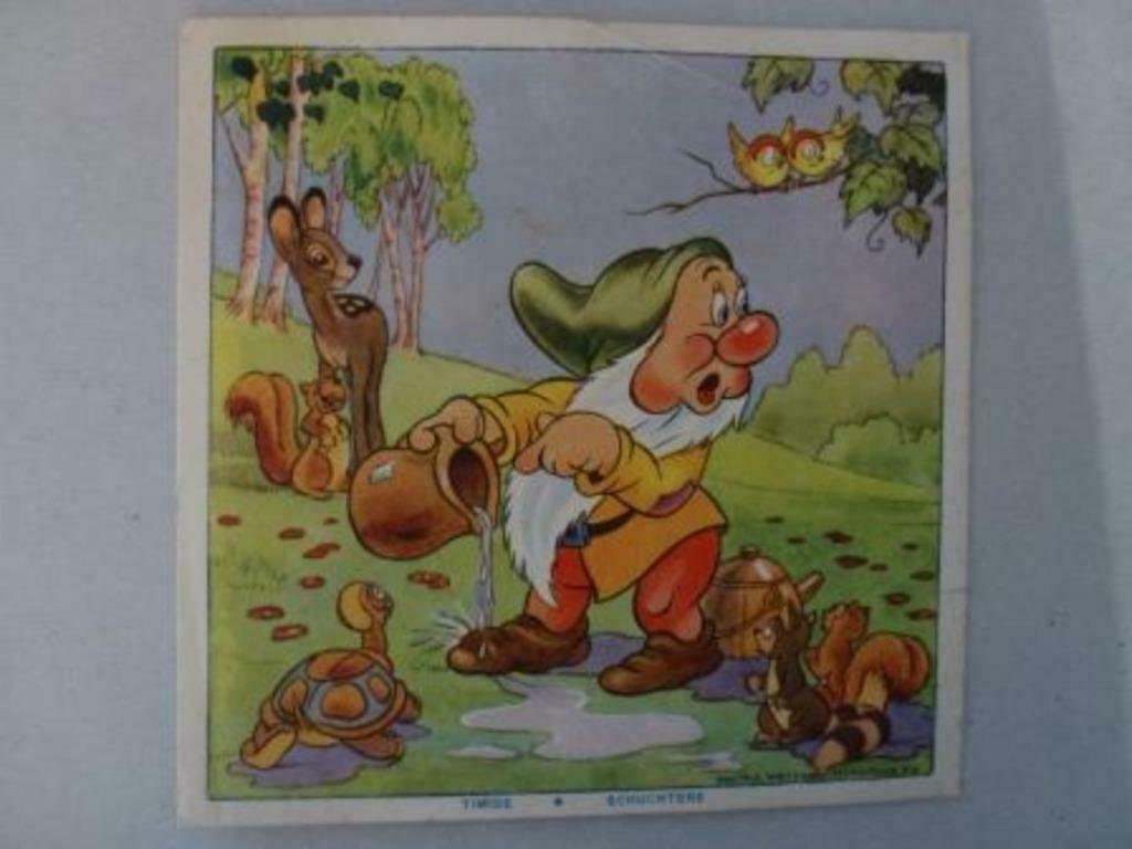 Walt Disney Sneeuwwitje en den Prins, Collections, Disney, Comme neuf, Image ou Affiche, Blanche-Neige ou Belle au Bois Dormant