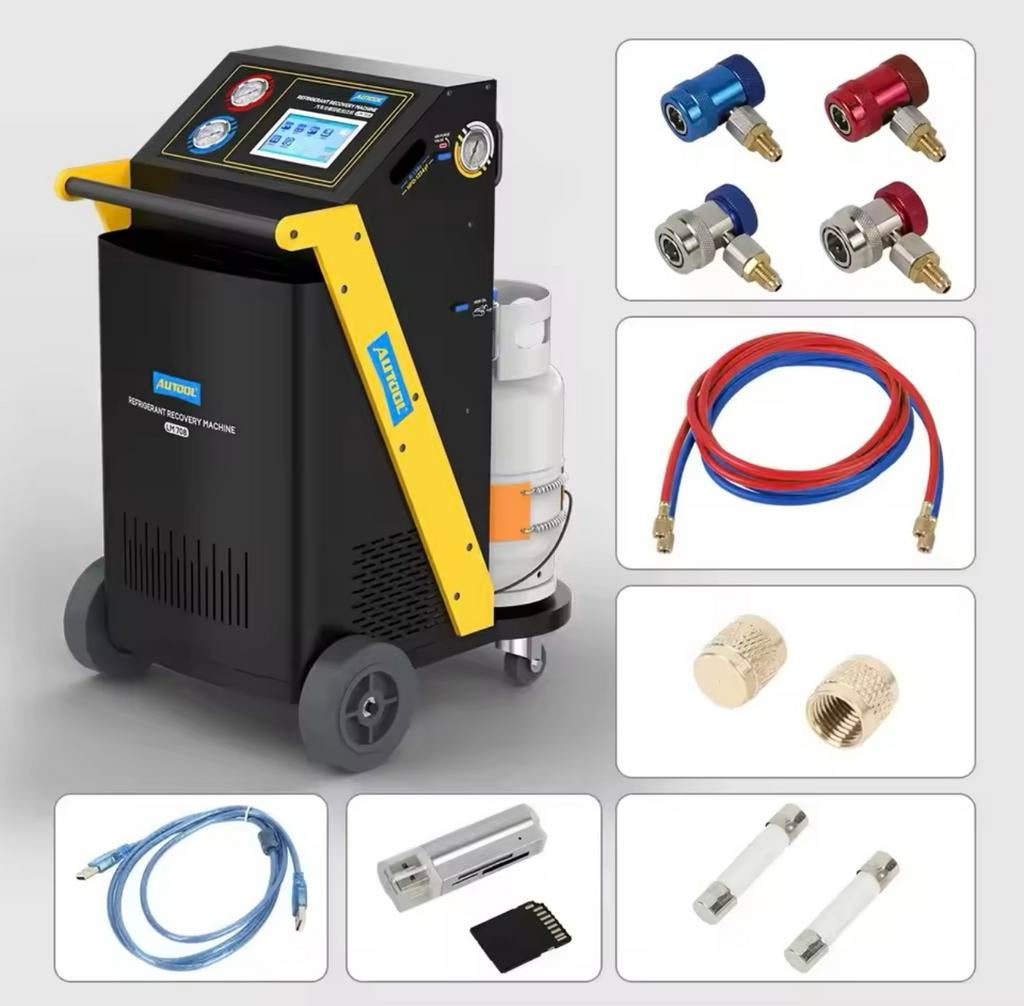 Airco machine Freon Recovery Machine – AUTOOL LM708, Auto diversen, Autogereedschap, Ophalen of Verzenden