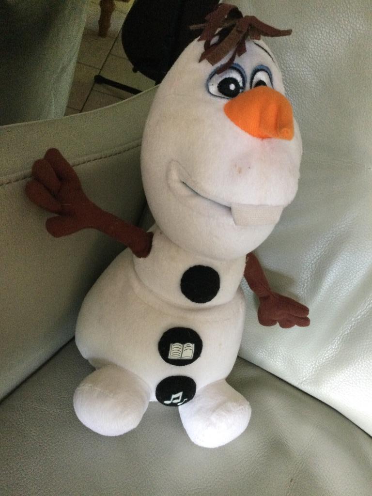 „TOYS” DISNEY” OLAF VERTELT VERHALEN, ZINGT..., Antiek en Kunst, Ophalen of Verzenden