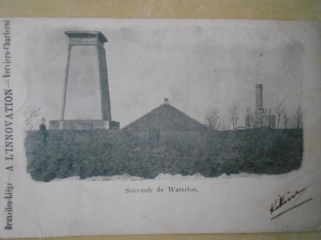 Souvenir de Waterloo, vers 1900 (carte postale), Enlèvement ou Envoi, Avant 1920, Non affranchie, Brabant Wallon