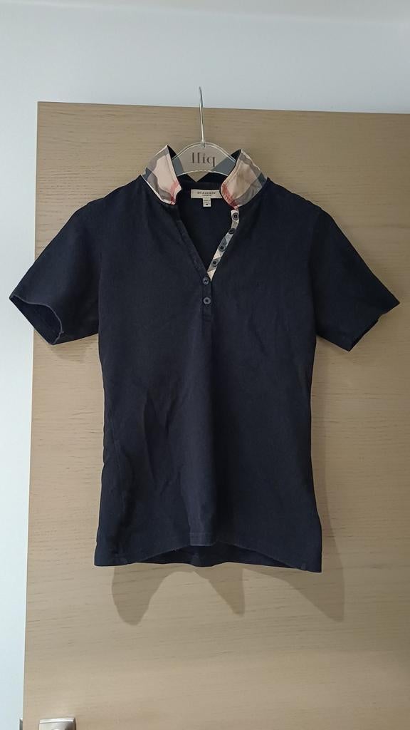 Poloshirt Burberry London Zwart Maat M, Ophalen of Verzenden, Zwart