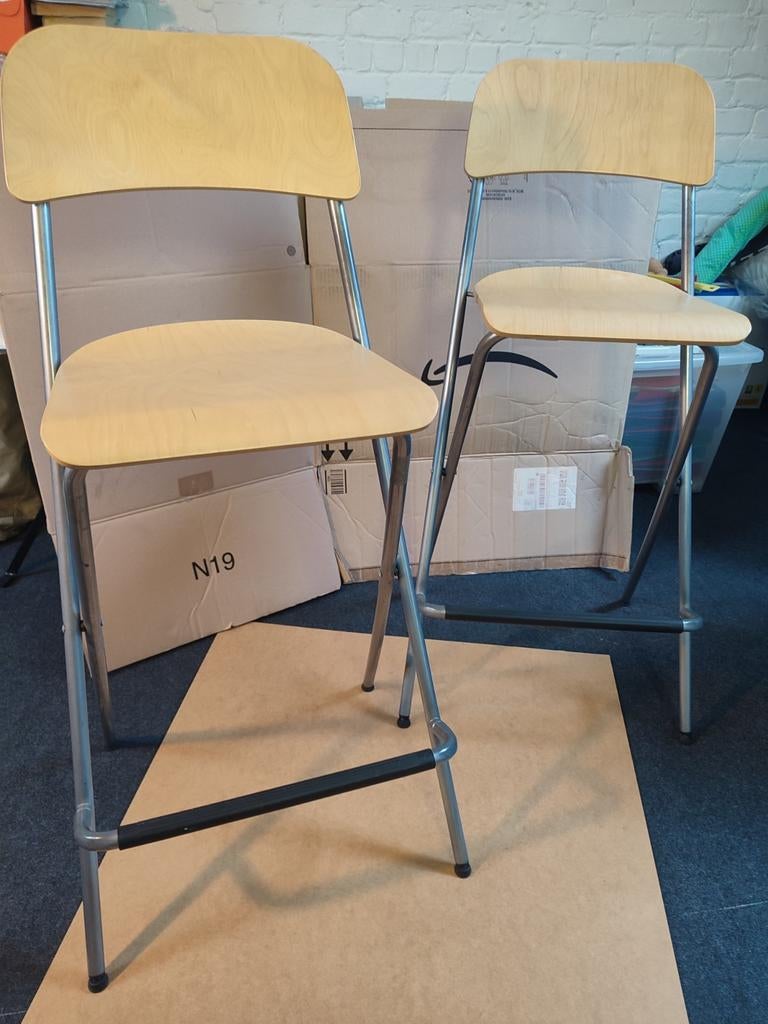 stoel bar, 2 krukken, Ophalen