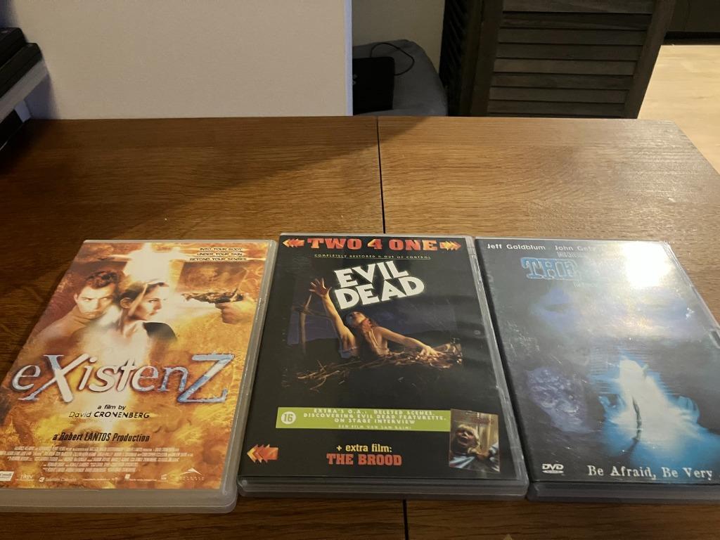 the brood evil dead the fly dvd  - 8 euro/stuk, Enlèvement ou Envoi
