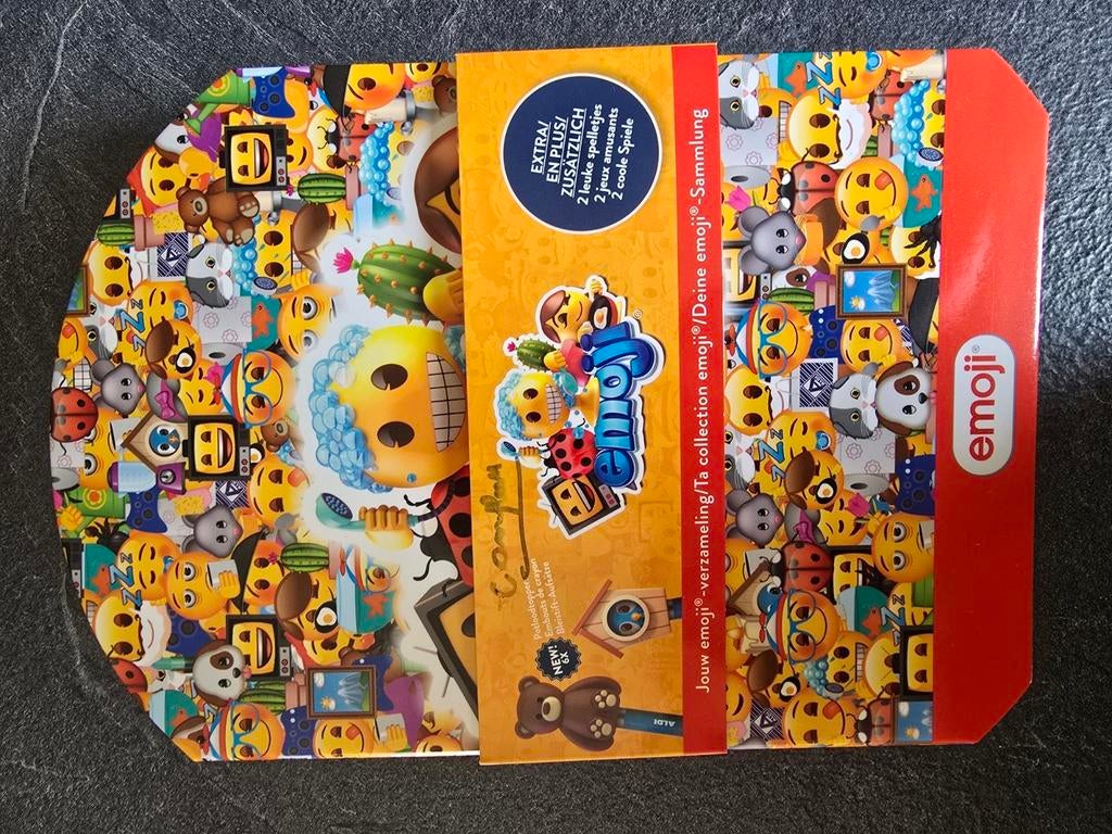 Aldi Emoji 2025 lege box, Verzamelen, Aldi, Ophalen of Verzenden