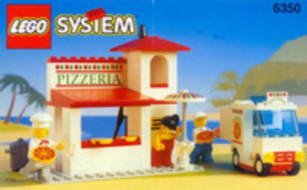 Lego: 6350 Pizza To Go, Ophalen of Verzenden, Gebruikt, Complete set, Lego
