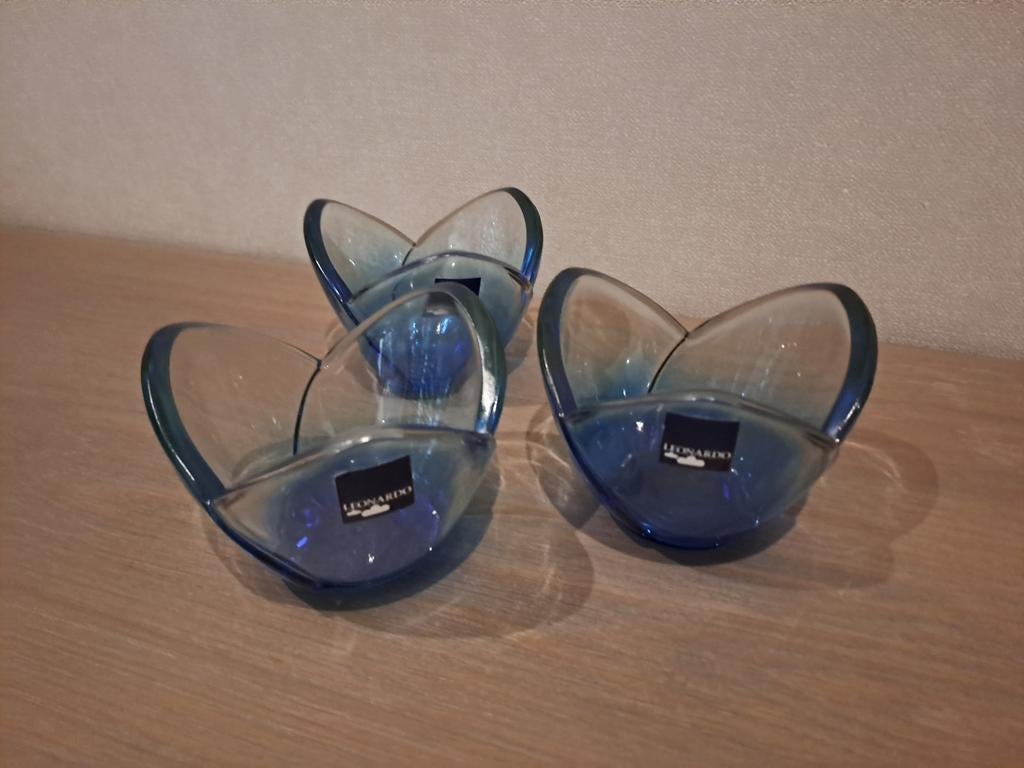 3 kaarshouders Leonardo, Ophalen of Verzenden, Zo goed als nieuw, Blauw, Overige materialen