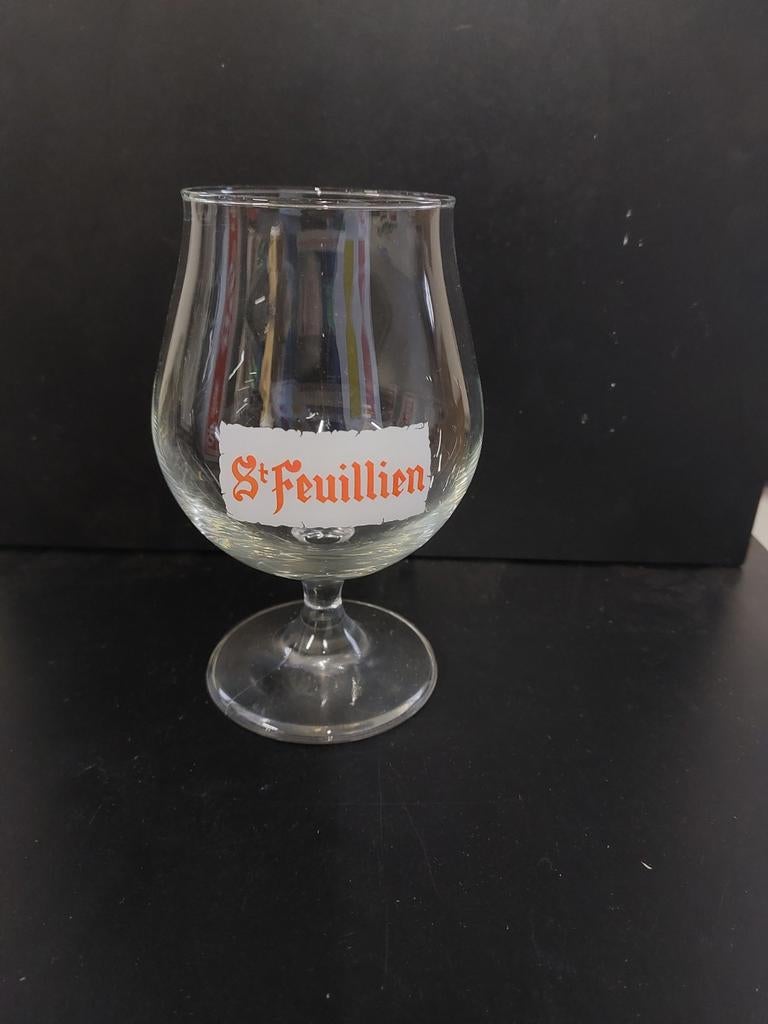 St feuillien bierglas, Verzamelen, Ophalen of Verzenden, Nieuw, Bierglas