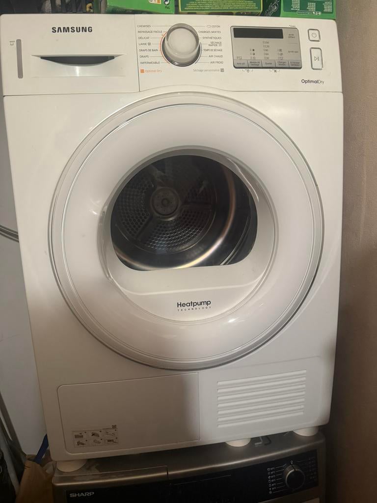 Samsung droogkast heatpump. Perfect werkend., Ophalen, Gebruikt, 8 tot 10 kg, Condens
