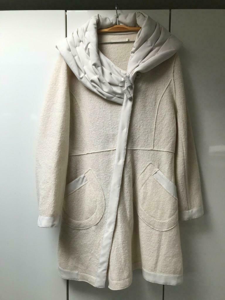 Manteau blanc cassé Et Dieu Créa La Femme - Taille 42 ---, Taille 42/44 (L), Enlèvement ou Envoi, Comme neuf, Blanc
