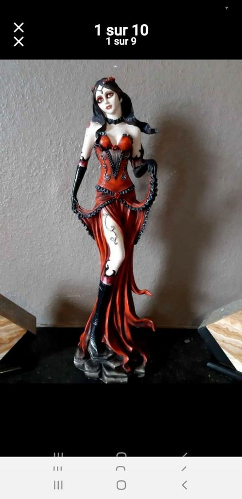 Tres belle femme mexicaine en résine en parfait etat. 62cm, Enlèvement, Comme neuf