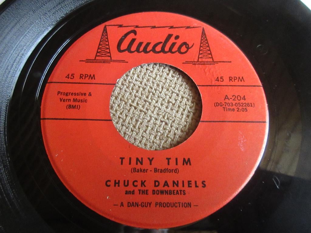 Chuck Daniels - Tiny Tim / Saturday nite on the moon, Enlèvement ou Envoi, Utilisé, R&B et Soul