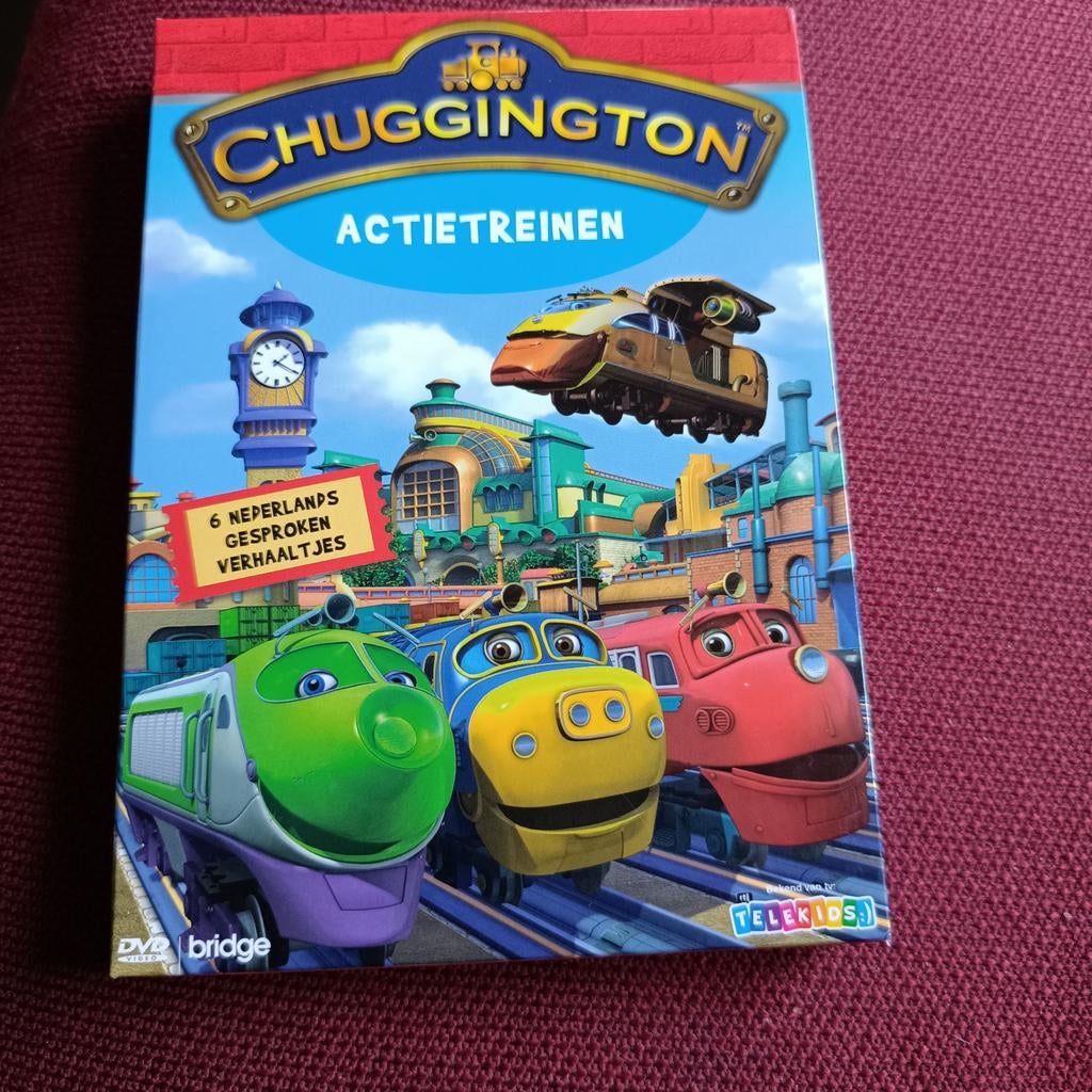 Dvd chuggington actietreinen, Ophalen of Verzenden, Zo goed als nieuw