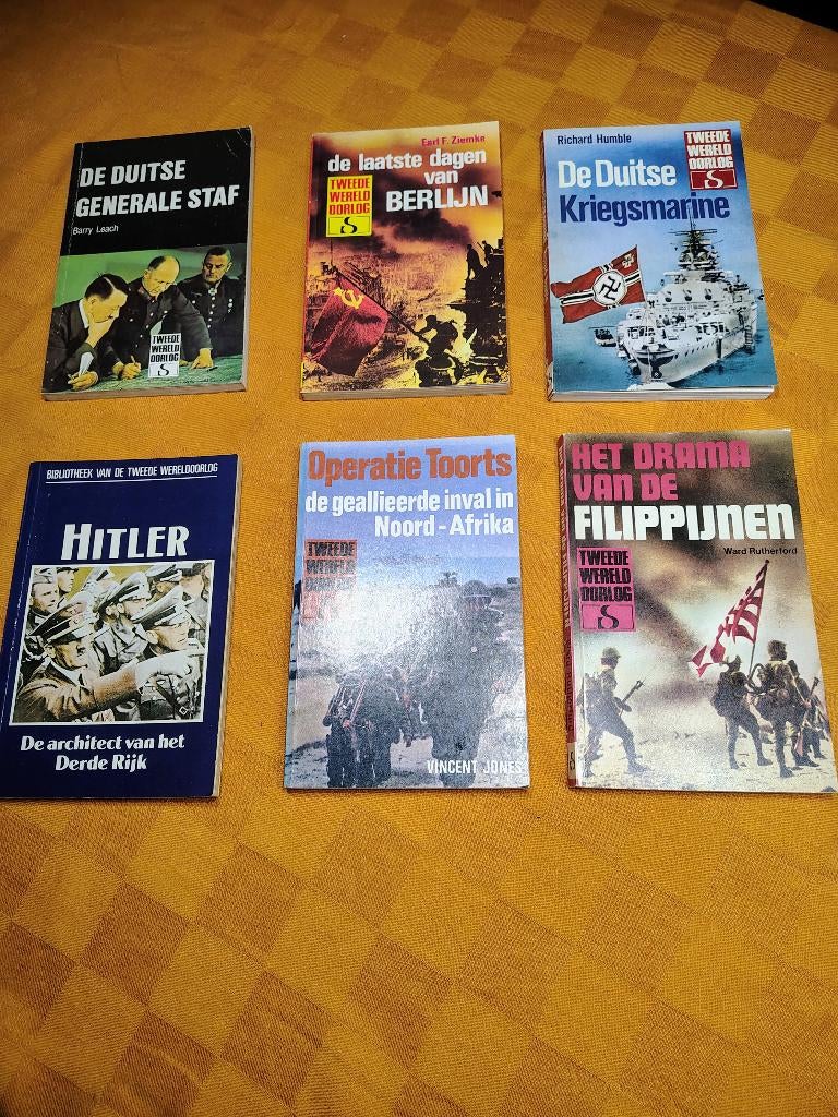 Wereldoorlog 2 Zes boekjes, Tweede Wereldoorlog, Diverse auteurs, Ophalen of Verzenden, Zo goed als nieuw