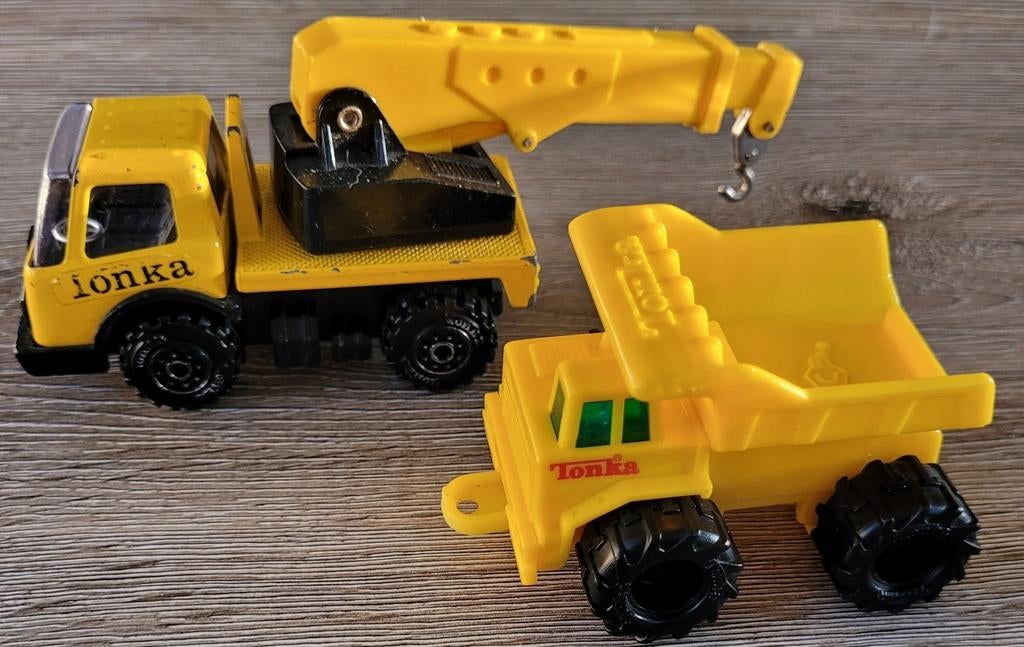 Tonka werkvoertuigen (jaren '90), Verzamelen, Ophalen of Verzenden, Gebruikt