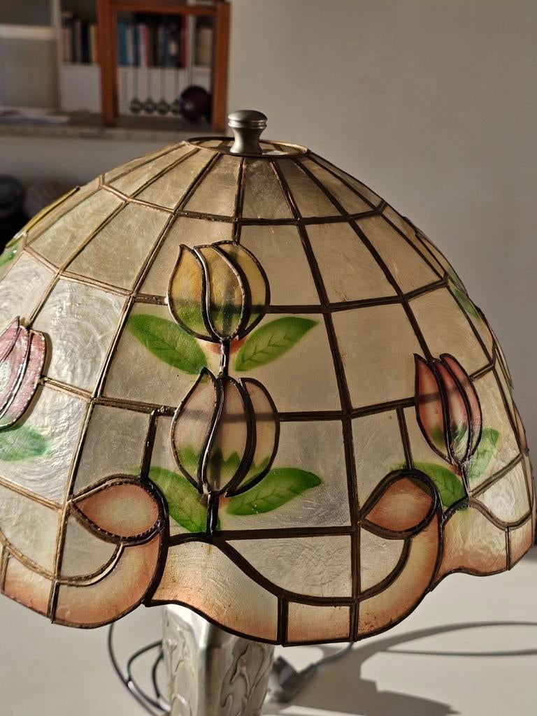 Les Étains des Potstainiers Hutois lamp Tiffany stijl, Enlèvement