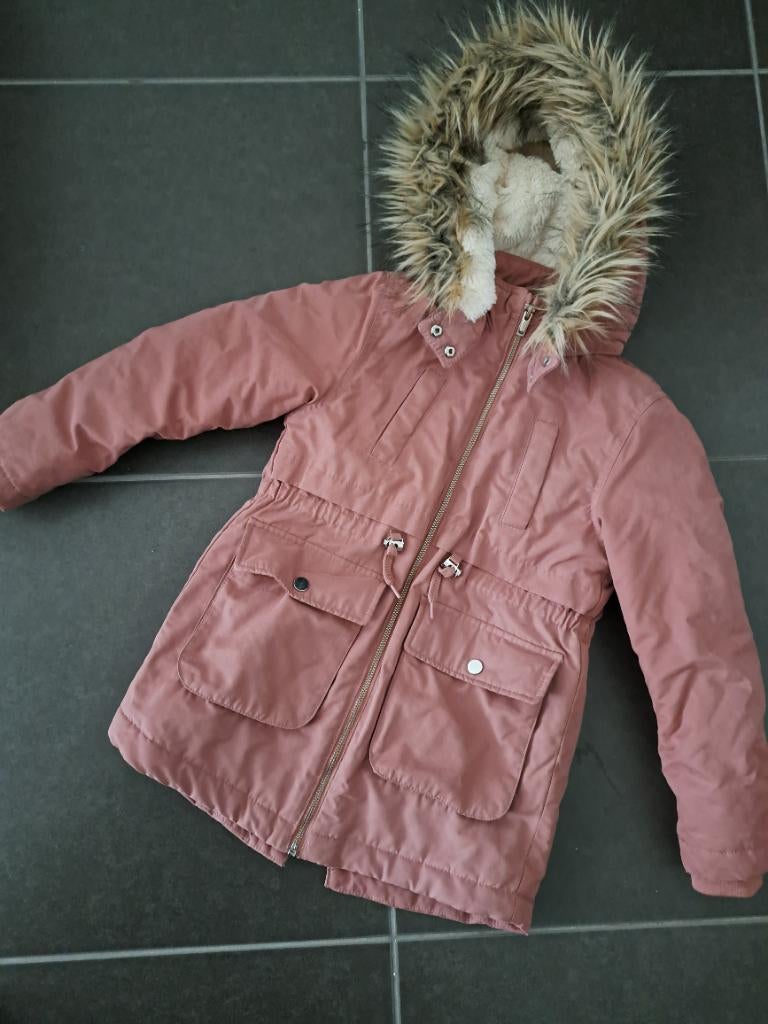 Meisjes jas maat 128 van H&M, Kinderen en Baby's, Kinderkleding | Maat 128, Ophalen, Meisje, H&M, Zo goed als nieuw