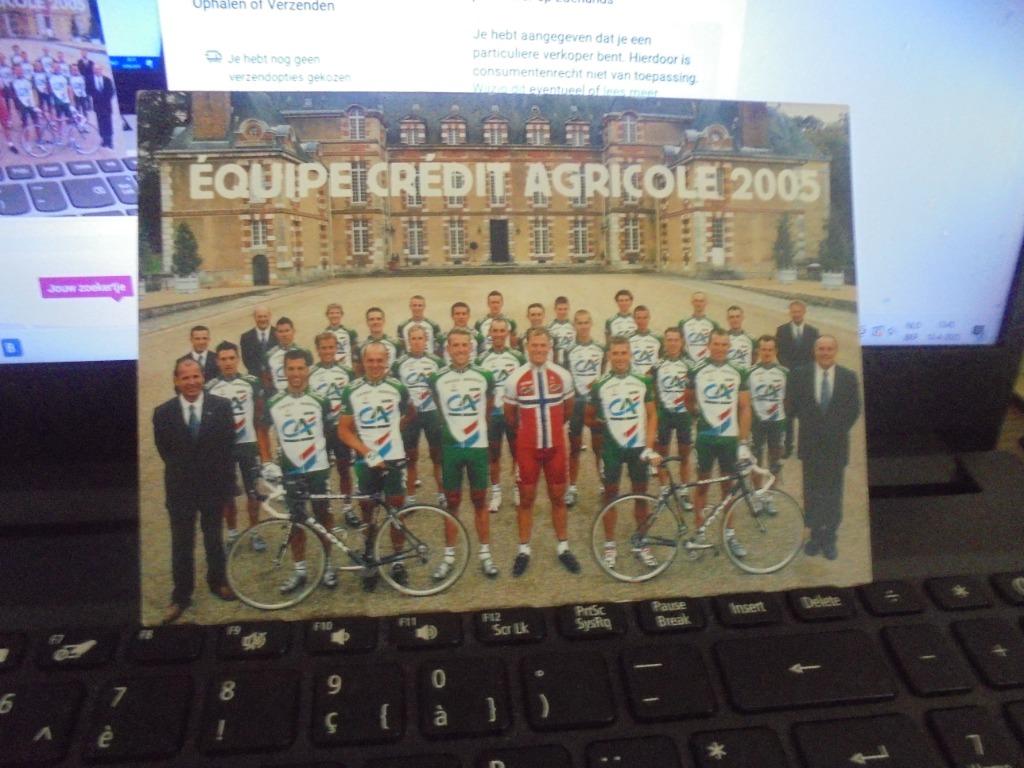 Equipe crédit agricole 2005, Collections, Enlèvement ou Envoi, Comme neuf, Gravure
