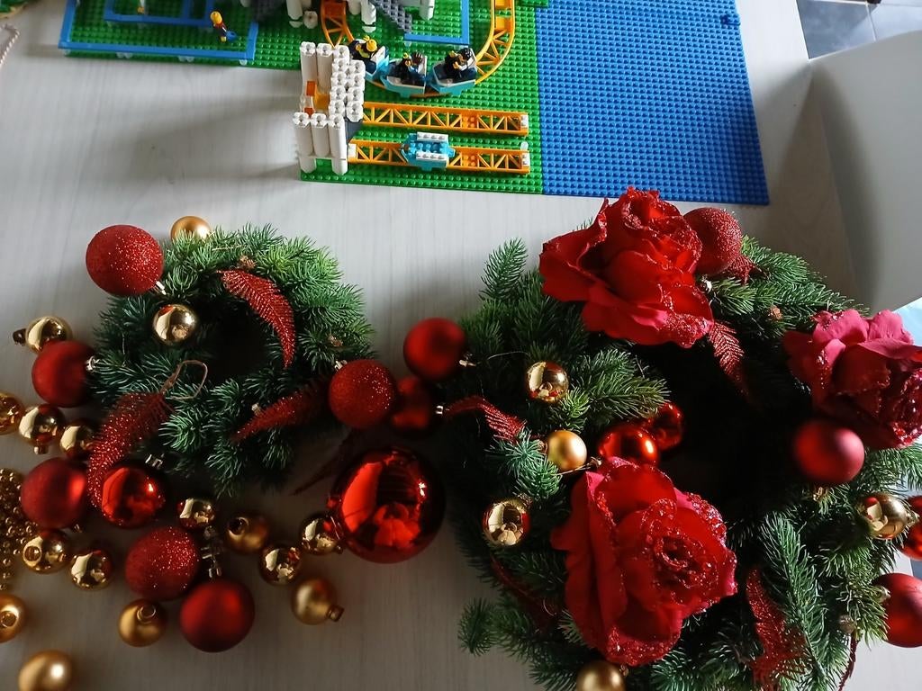 Kerstkrans, Ophalen, Gebruikt