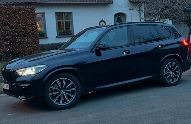 BMW X5 xdrive 45 e, Auto's, BMW, Blauw, Leder, 2998 cc, USB