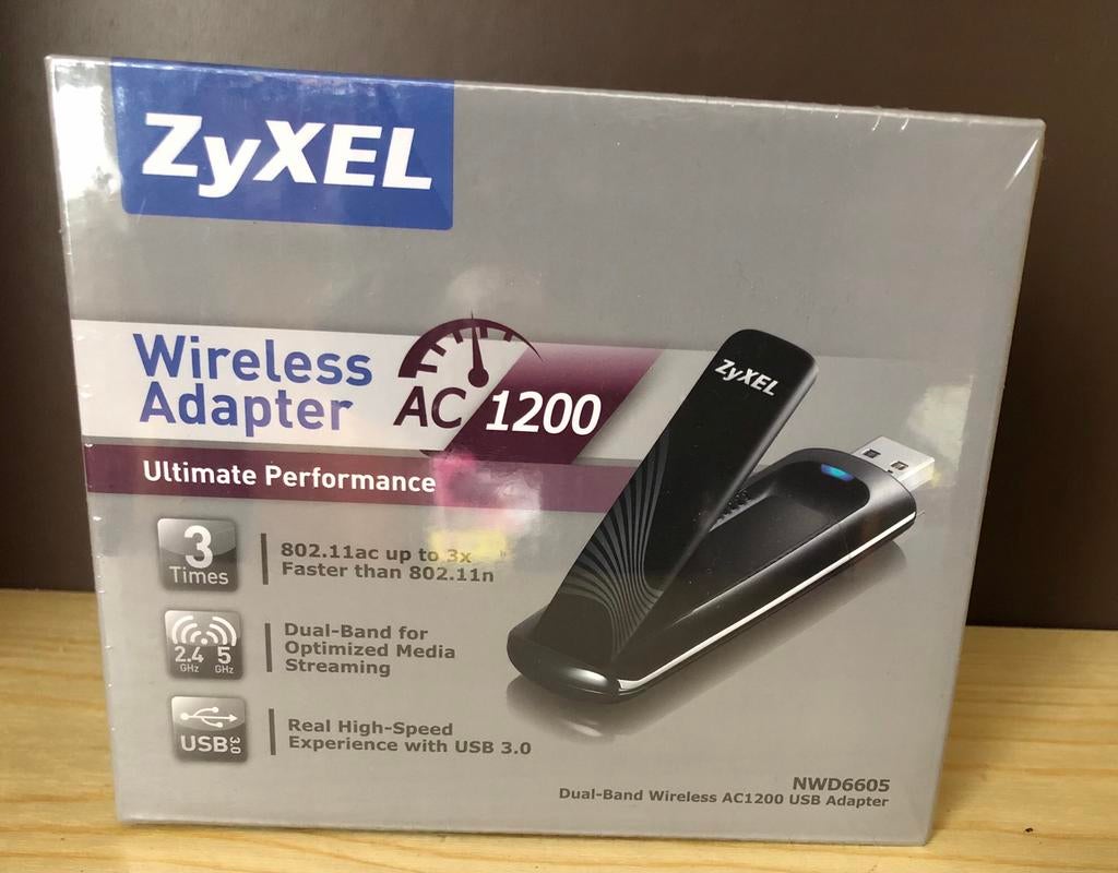 ZyXEL - Dual-Band Wireless Adapter - AC 1200, Ophalen, Nieuw, ZyXEL