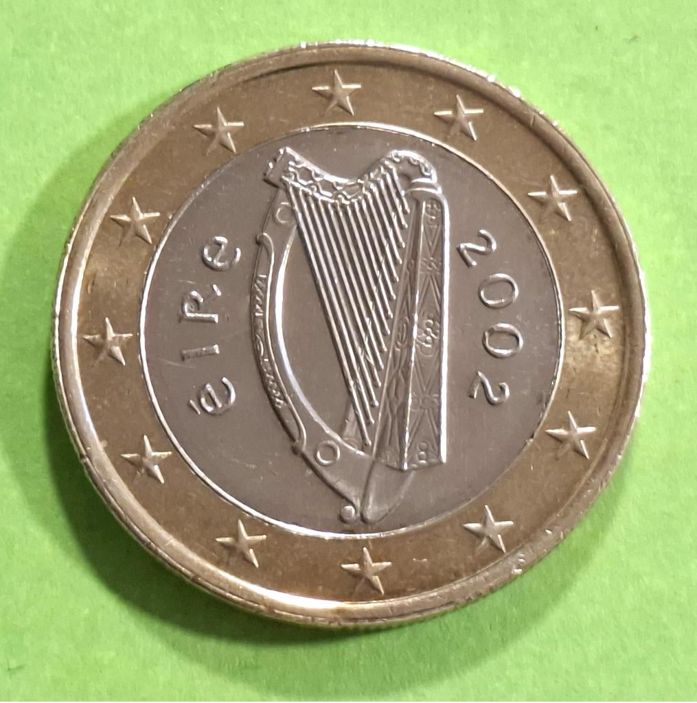 Pièce Irlande - 1 euro - 2002, Timbres & Monnaies, Monnaies | Europe | Monnaies euro, Envoi, Irlande, 1 euro, Monnaie en vrac