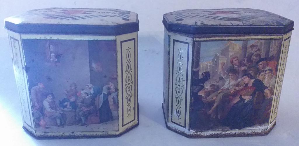 oude blikken dozen Rombouts koffie - 2 stuks, Verzamelen, Blikken, Ophalen of Verzenden, Koffie