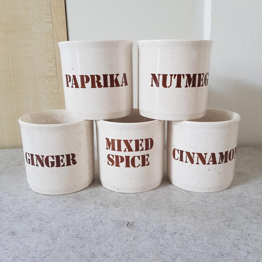 Kiln Craft tableware 5 kruidenpotjes, Enlèvement ou Envoi