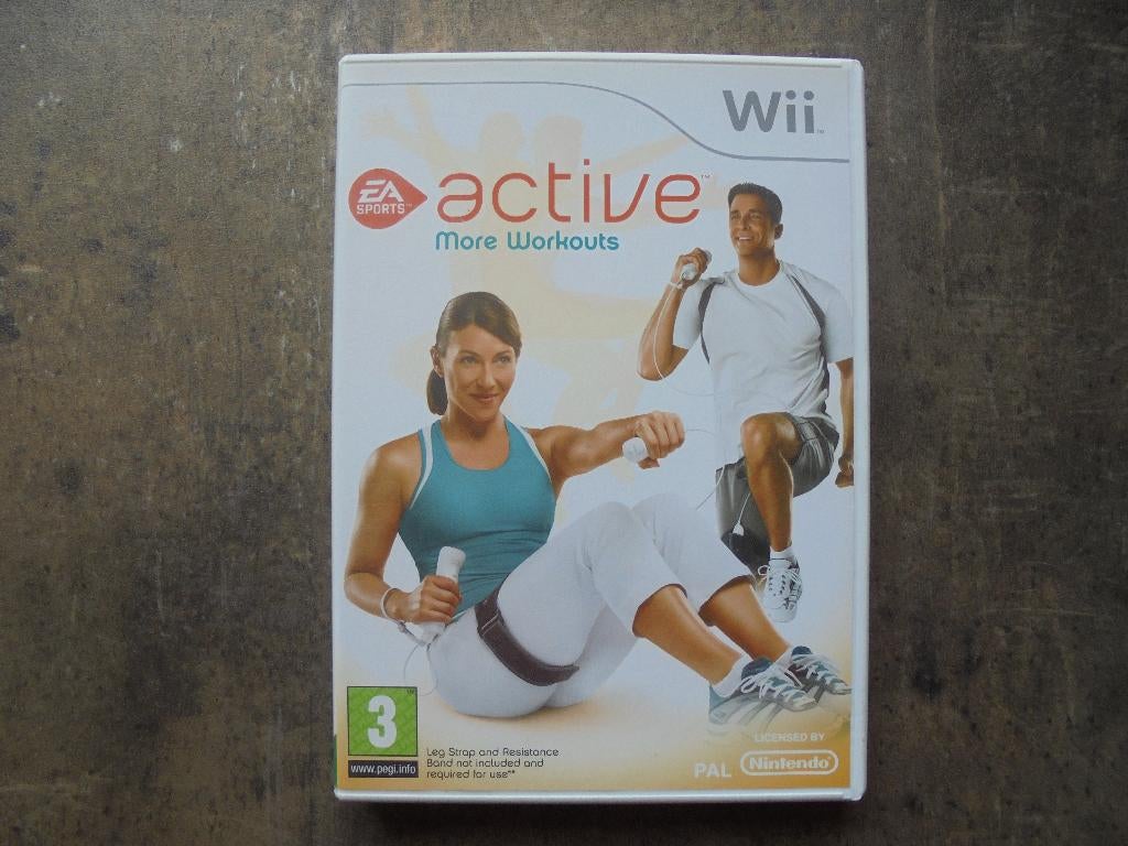 EA Sports Active More Workouts voor Wii (zie foto's), Games en Spelcomputers, Games | Nintendo Wii, Gebruikt, Ophalen of Verzenden