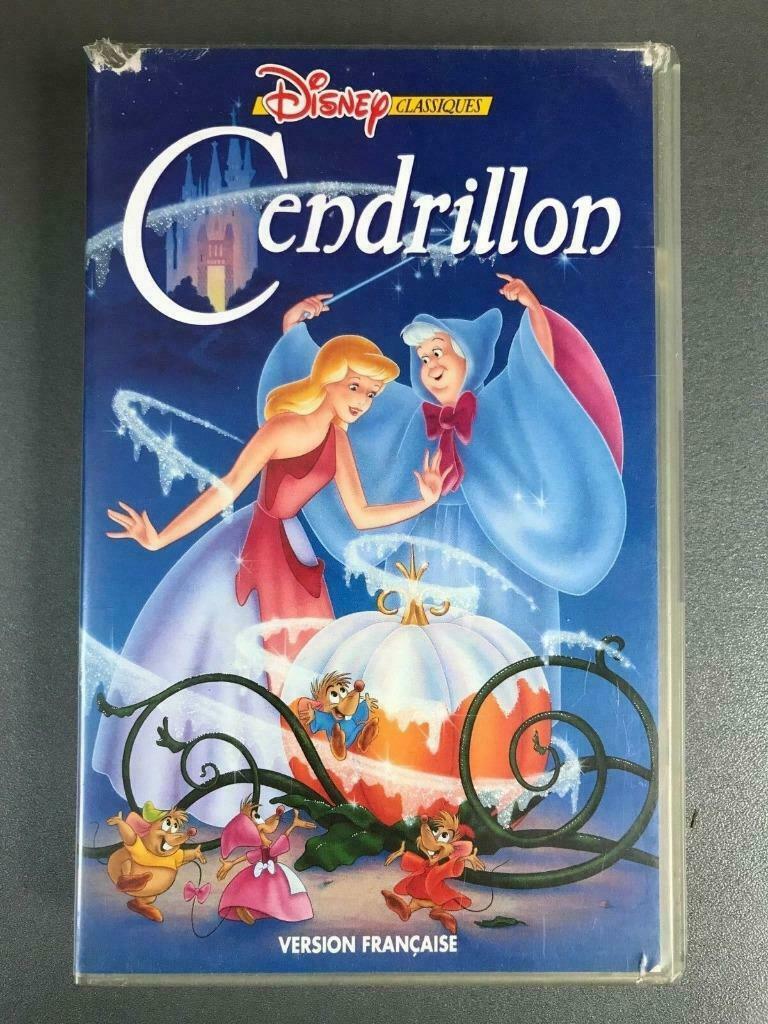 VHS Cendrillon, Tous les âges, Enlèvement ou Envoi, Utilisé, Dessin animé