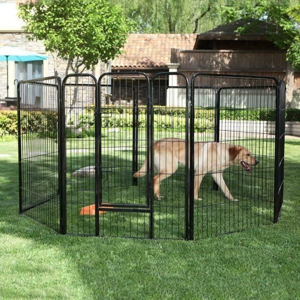 Enclos chien parc chien cage chien 4 tailles neuf cloture, Animaux & Accessoires, Envoi, Neuf