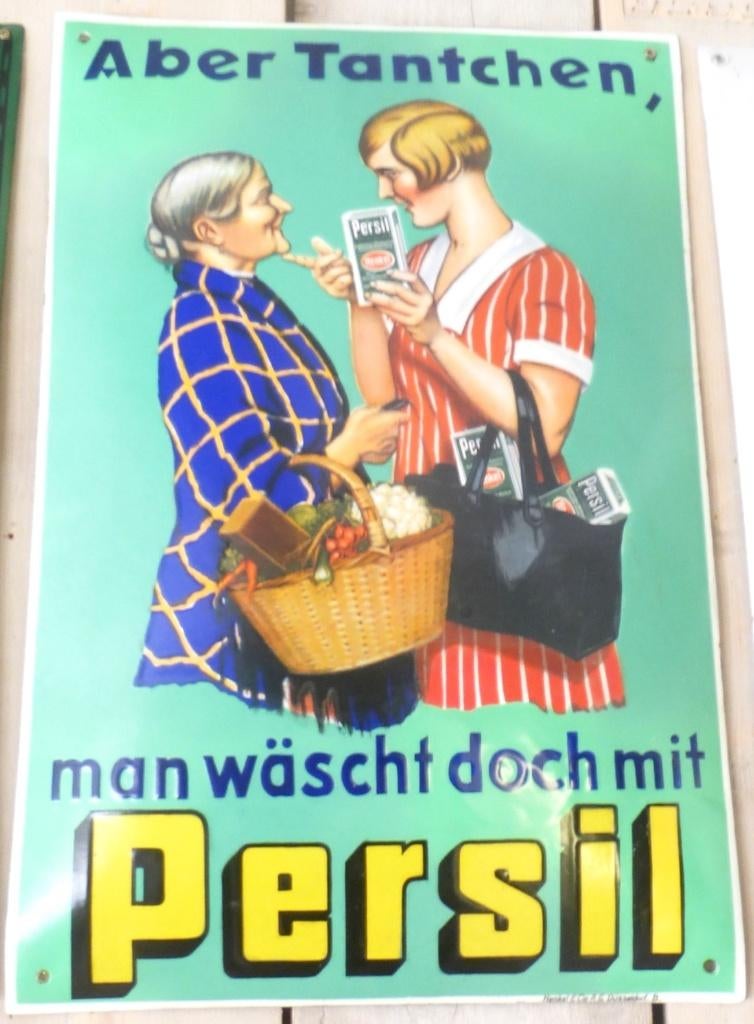 Reclamebord PERSIL HENKEL, Verzamelen, Ophalen of Verzenden, Gebruikt, Reclamebord