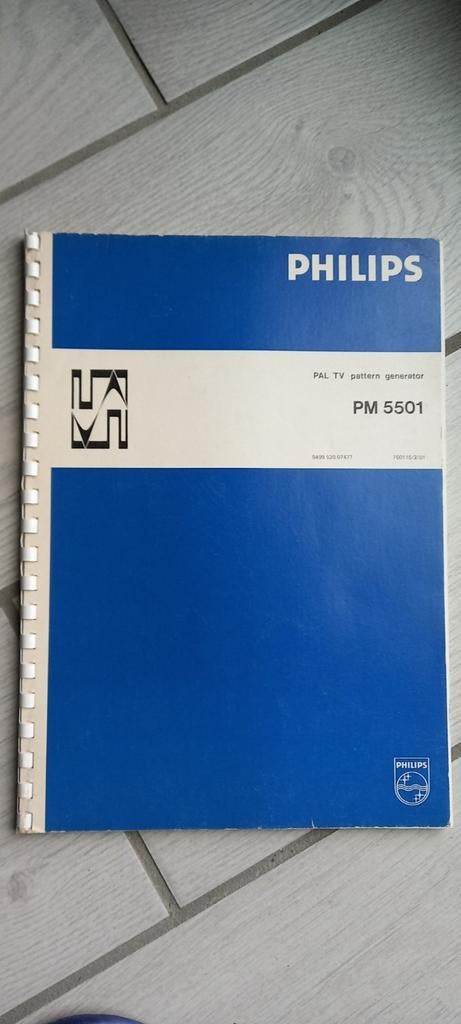 Philips PM5501 gebruikershandleiding, Ophalen of Verzenden