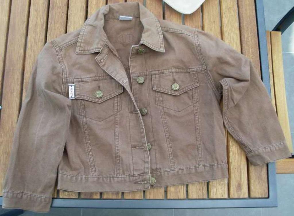 veste en jean (116), Enlèvement ou Envoi, JBC, Comme neuf, Fille