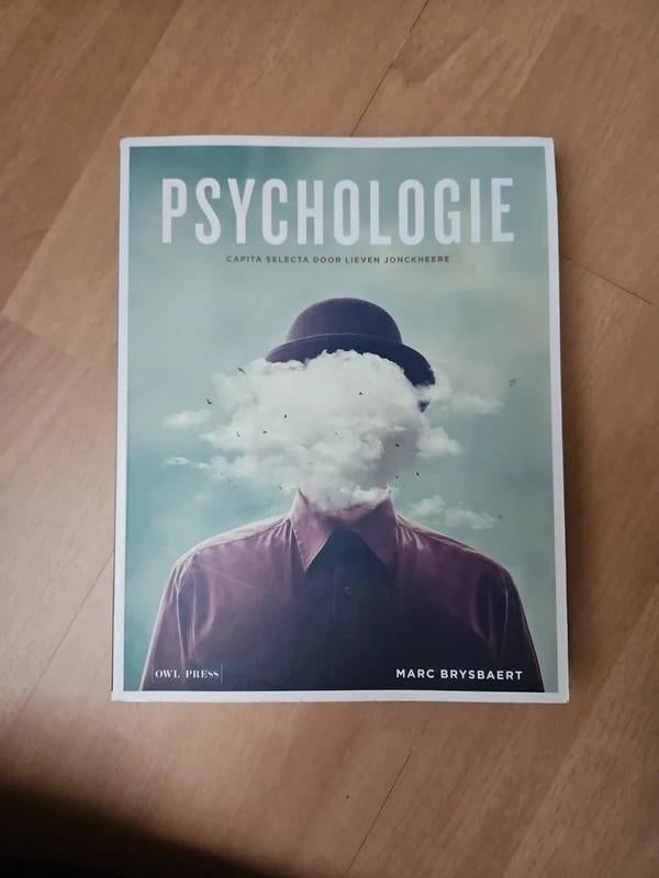 Boek 'Psychologie' Marc Brysbaert, Boeken, Ophalen of Verzenden, Gelezen