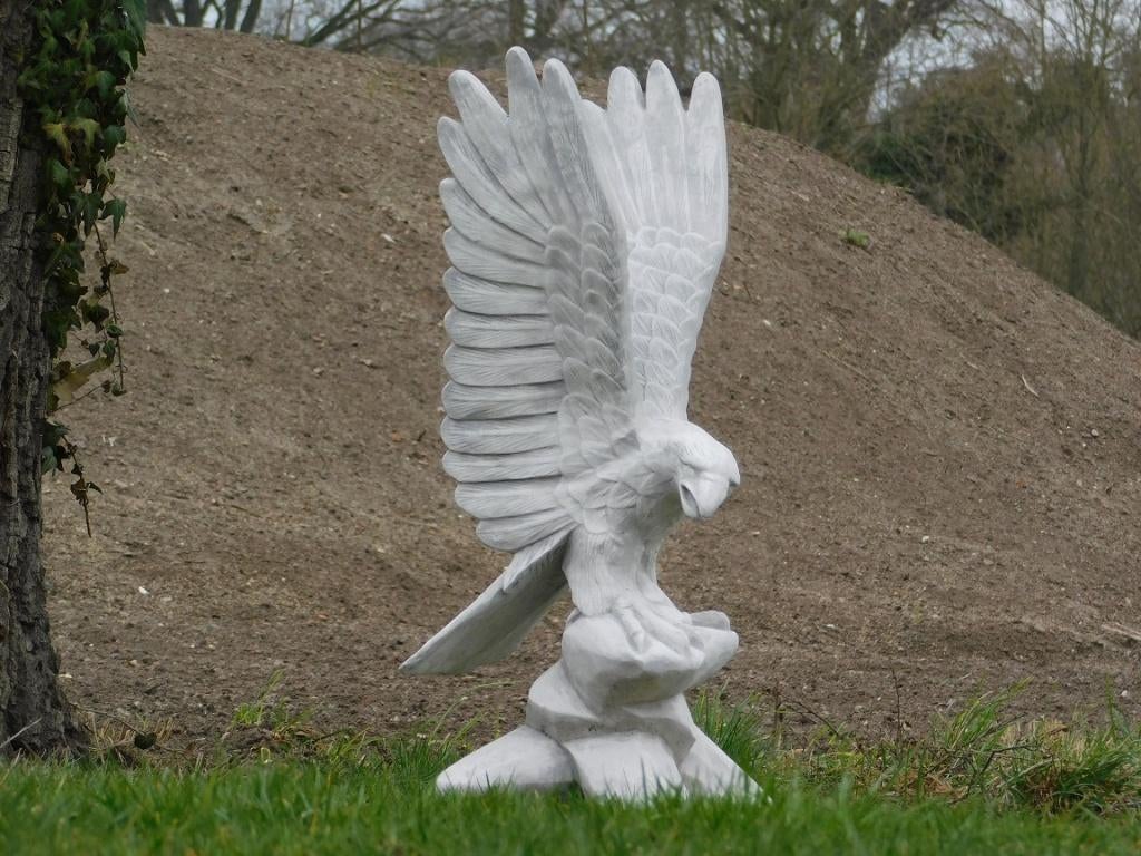 Aigle aux ailes dressées, plein de pierres, Enlèvement ou Envoi, Pierre, Animal