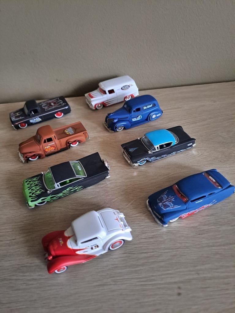 Collectie 8 × Jada 1/64 Von Dutch, Ophalen, Zo goed als nieuw