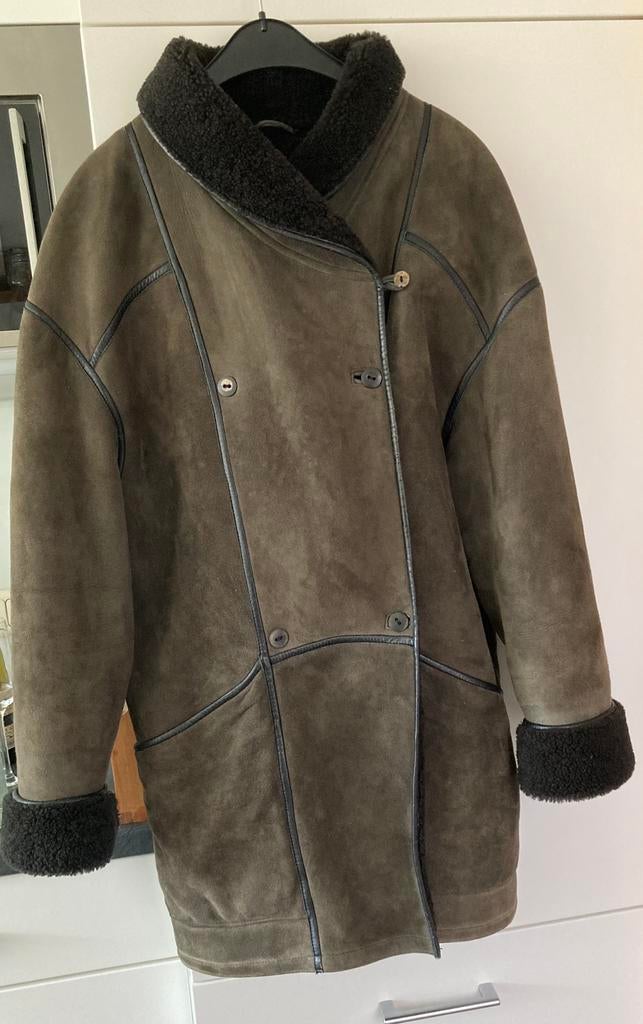 Damesjas van mouton retourné, ANDERE, Taille 38/40 (M), Brun, Enlèvement