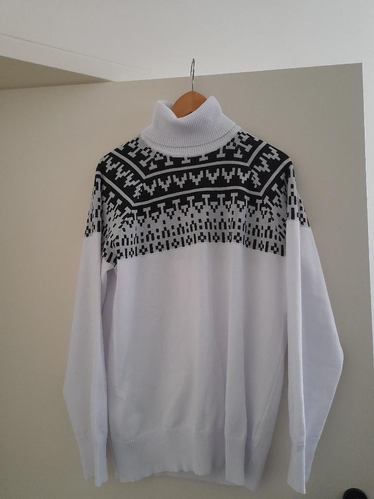 Winterse trui / souspull met rolkraag - nieuw!, Ophalen of Verzenden, Nieuw, Maat 52/54 (L), Wit