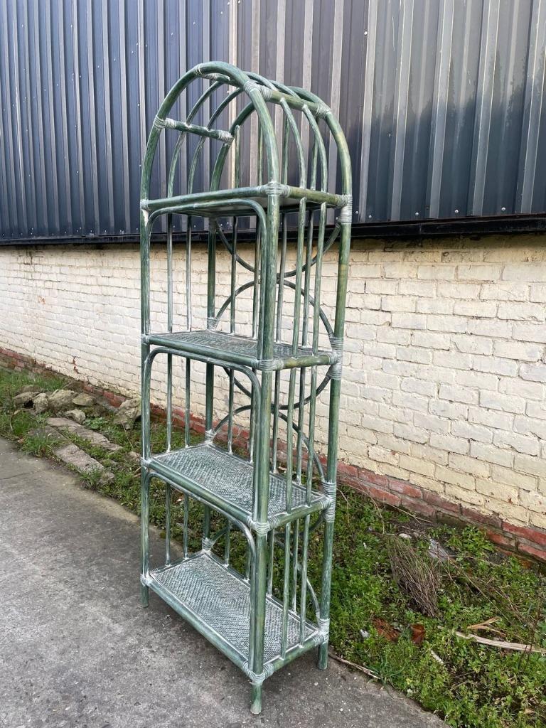 Rotan Rek Groen, Huis en Inrichting, Woonaccessoires | Etagères, Ophalen of Verzenden