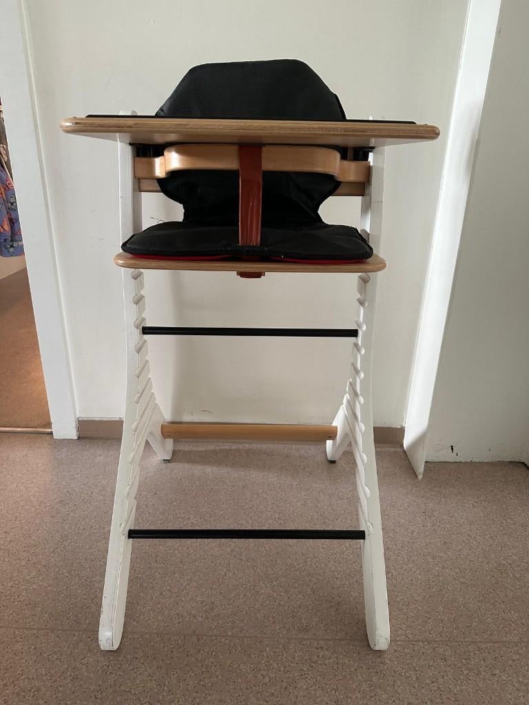 Meegroeistoel, Enlèvement, Comme neuf, Chaise évolutive, Ceinture(s)