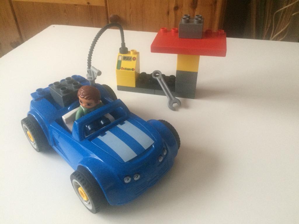 Duplo TOOLO 5640 voiture et station de service, Enlèvement, Utilisé, Duplo