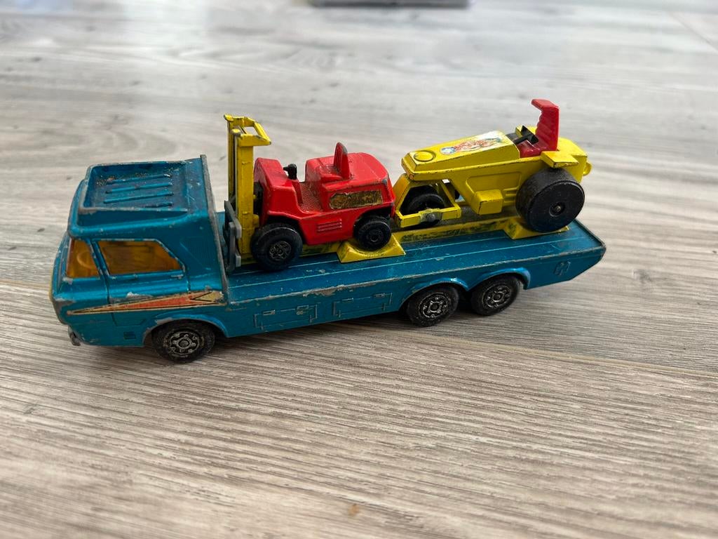 Matchbox Lesney Super Kings Tractor Transporter nr K-21 1974, Ophalen of Verzenden