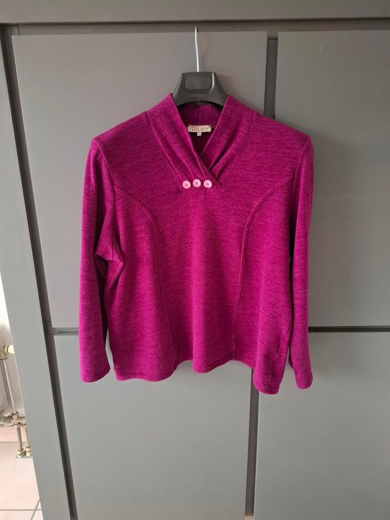 Fuchsia trui dames mt XXL, Kleding | Dames, Ophalen of Verzenden, Zo goed als nieuw