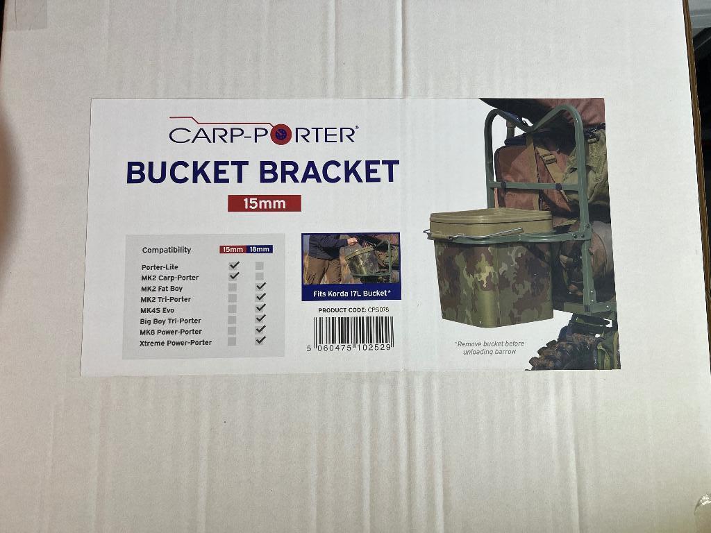 Carp Porter Bucket Bracket 15MM, Watersport en Boten, Hengelsport | Karpervissen, Ophalen, Nieuw, Complete set