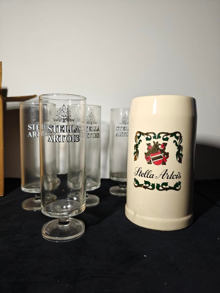 Stella Artois glazen, Verzamelen, Ophalen