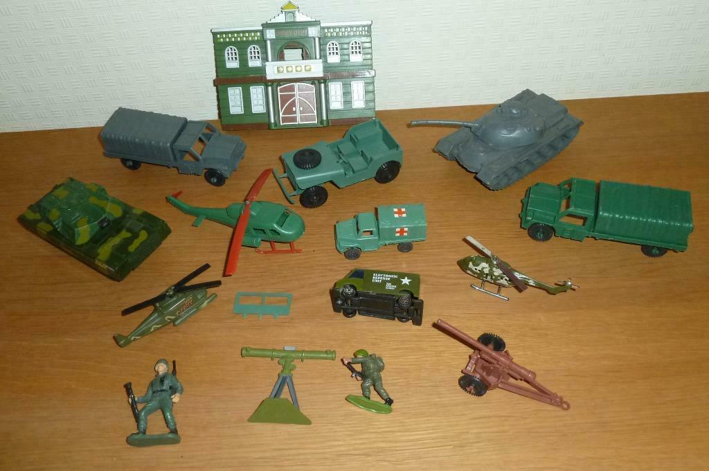 Grote Partij Voertuigen * Tanks Enz ...., Ophalen of Verzenden, Gebruikt, Figuur of Figuren