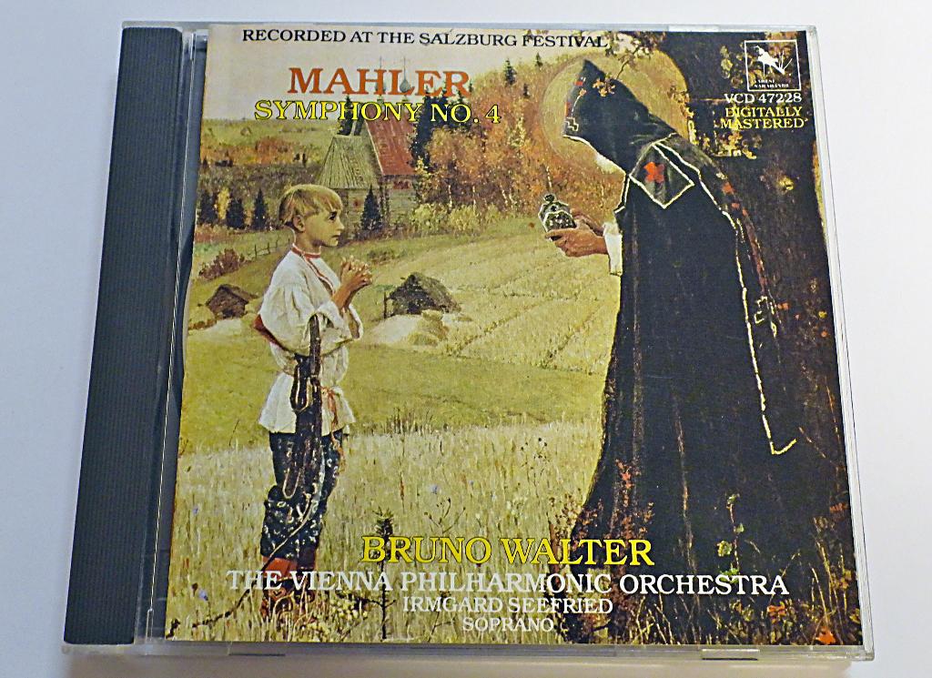 Mahler symphony 4 Bruno Walter Varese JVC Japan CD 1985, Cd's en Dvd's, Cd's | Klassiek, Gebruikt, Orkest of Ballet, Romantiek